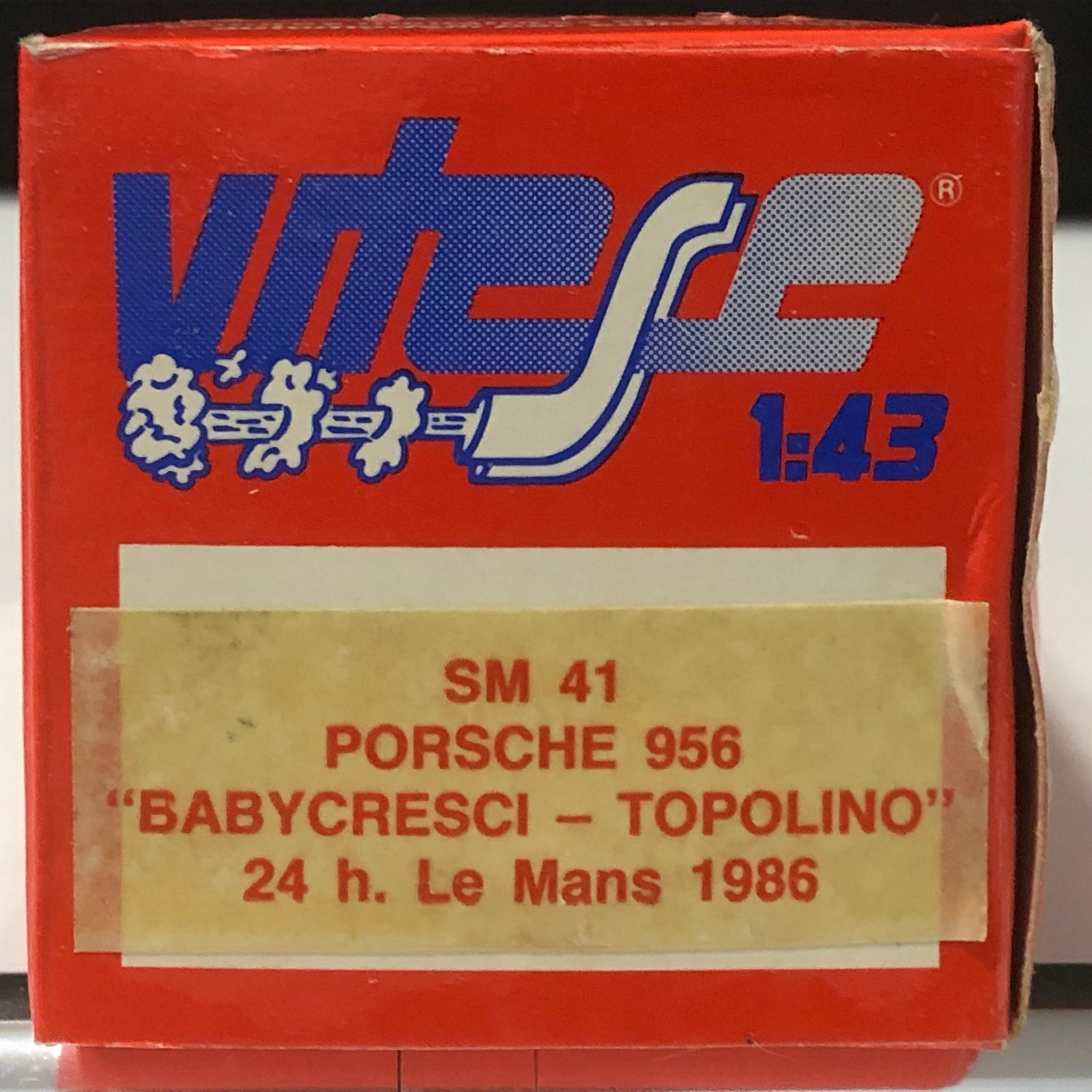 Porsche 956 Le Mans 1986 Babycresci-Topolino N 9 by Vitesse 1:43 (SM41)