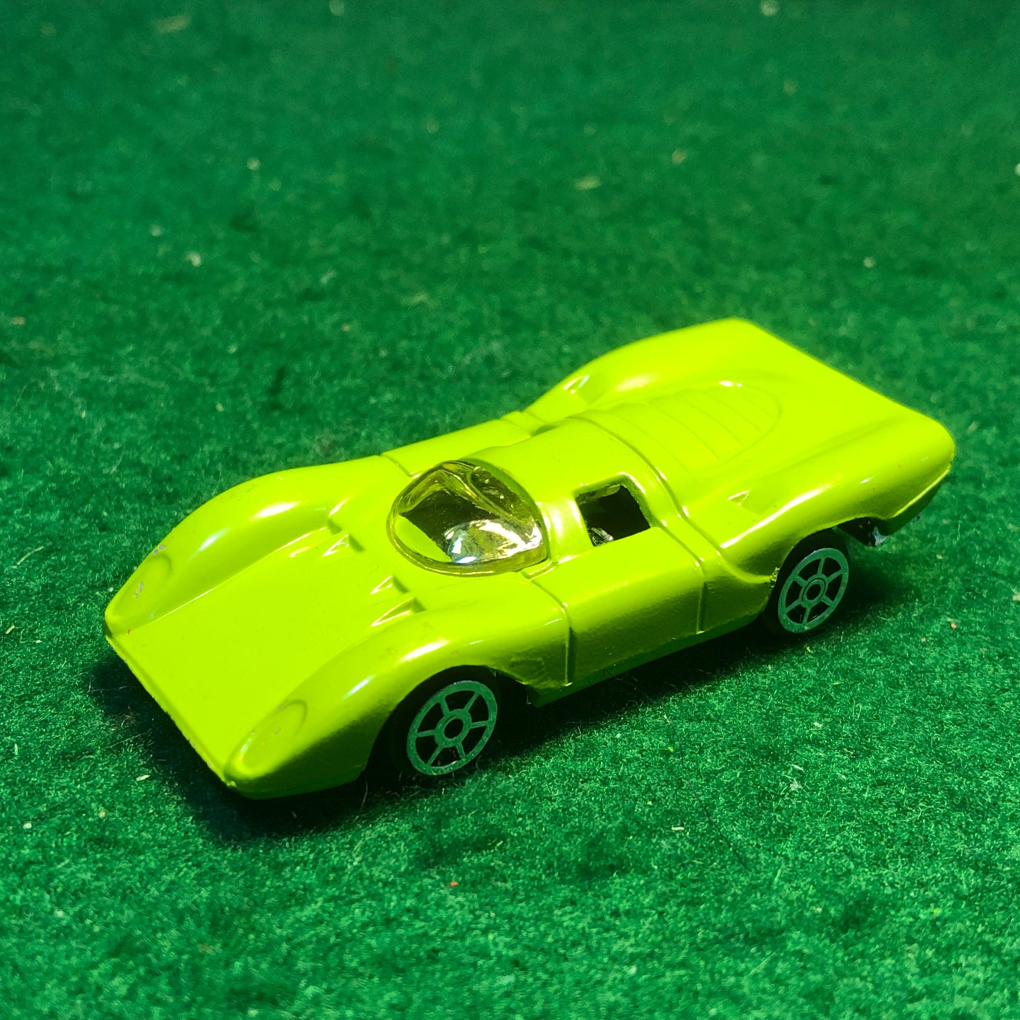 Ferrari 312 P Lime Green by W Tintoys 1:64 (508)(No box)