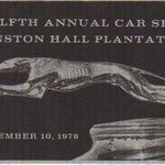 Gunston Hall Plantation Twelfth Annual Car Show Event Badge
