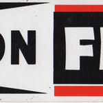 Champion & Ferodo Racecar Sticker (Large)