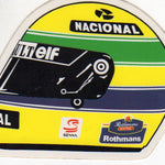 Ayrton Senna 1994 Helmet Shaped Sticker
