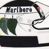 Stefan Johansson Helmet Shaped Sticker