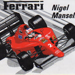 Nigel Mansell on 1989 Ferrari 640 Sticker