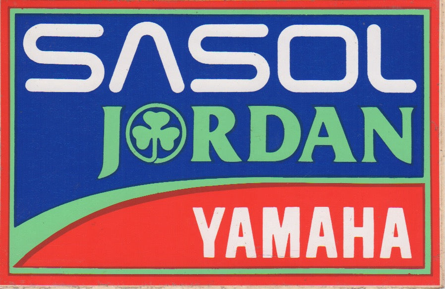 Jordan Yamaha Sasol F1 Team Sticker