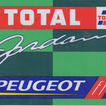 Jordan Peugeot Total F1 Team Sticker