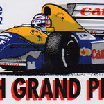 Nigel Mansell on 1992 Williams F1 Sticker