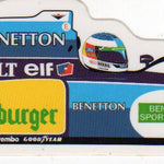 Michael Schumacher on 1995 F1 Benetton B195 Sticker