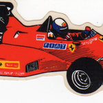 Michele Alboreto on 1984 Ferrari F1 126 C4 Sticker