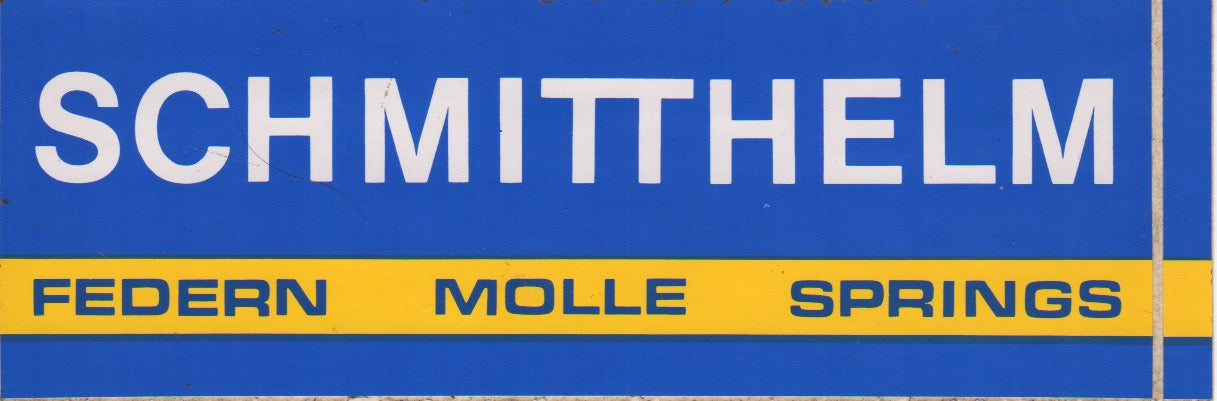Schmitthelm Springs Sponsorship Sticker
