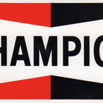 Champion Spark Plucgs Sponsorship Sticker