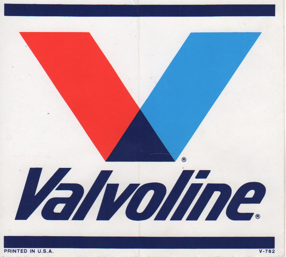 Valvoline Sponsorship Sticker