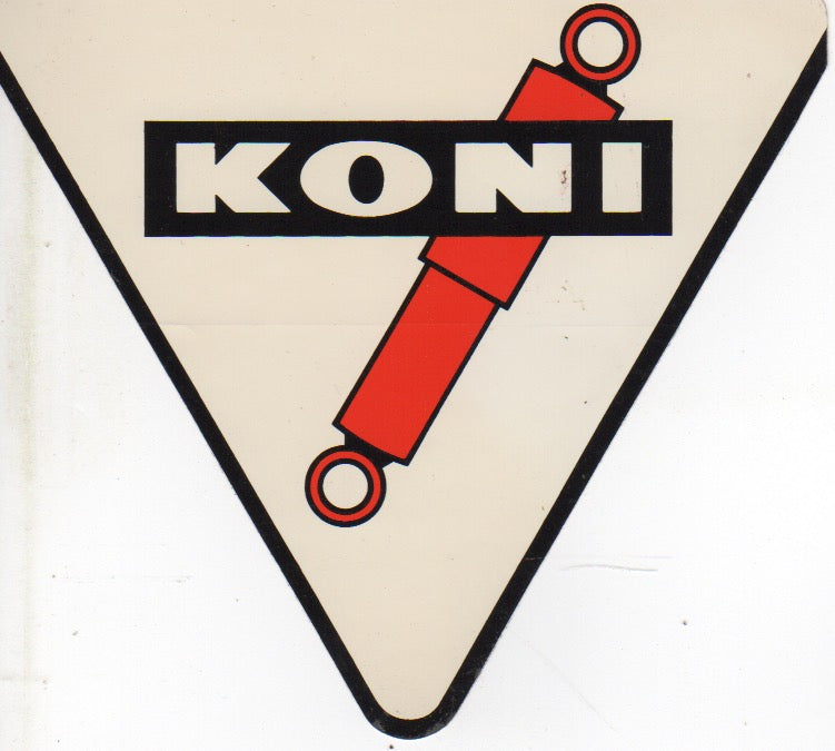 Koni Shock Absorbers Sponsorship Sticker (Small)