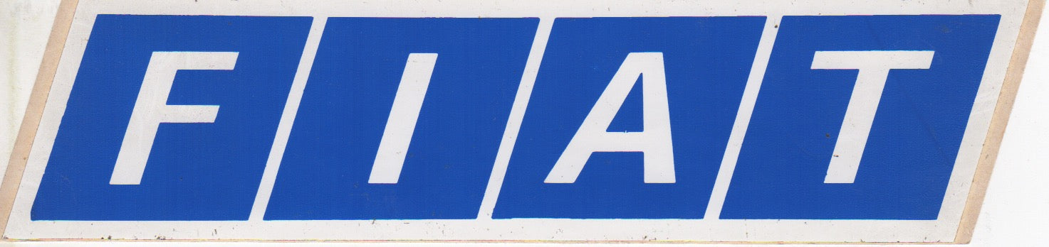 FIAT Sponsorship Sticker (Large)
