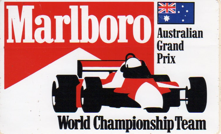 Marlboro World Championship Team Australian GP Sticker
