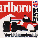 Marlboro World Championship Team British GP Sticker