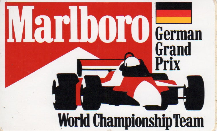 Marlboro World Championship Team German GP Sticker