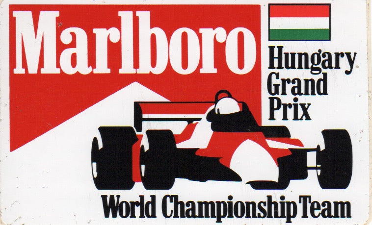 Marlboro World Championship Team Hungary GP Sticker