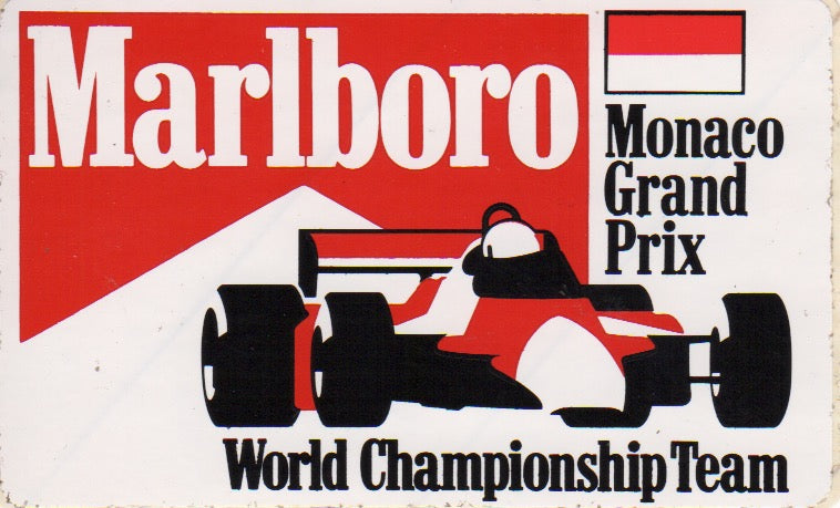 Marlboro World Championship Team Monaco GP Sticker
