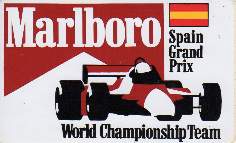 Marlboro World Championship Team Spain GP Sticker