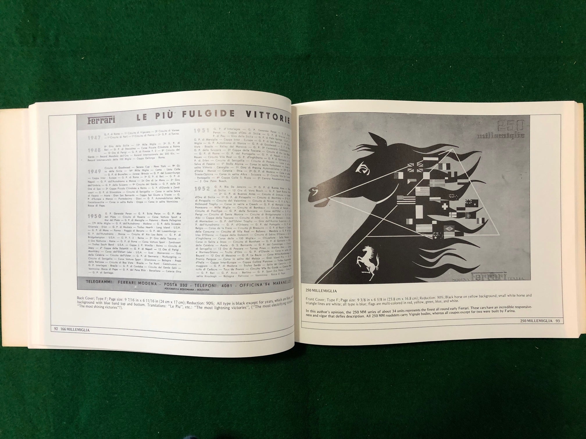 Ferrari Brochures & Sales Literature, 1946-67