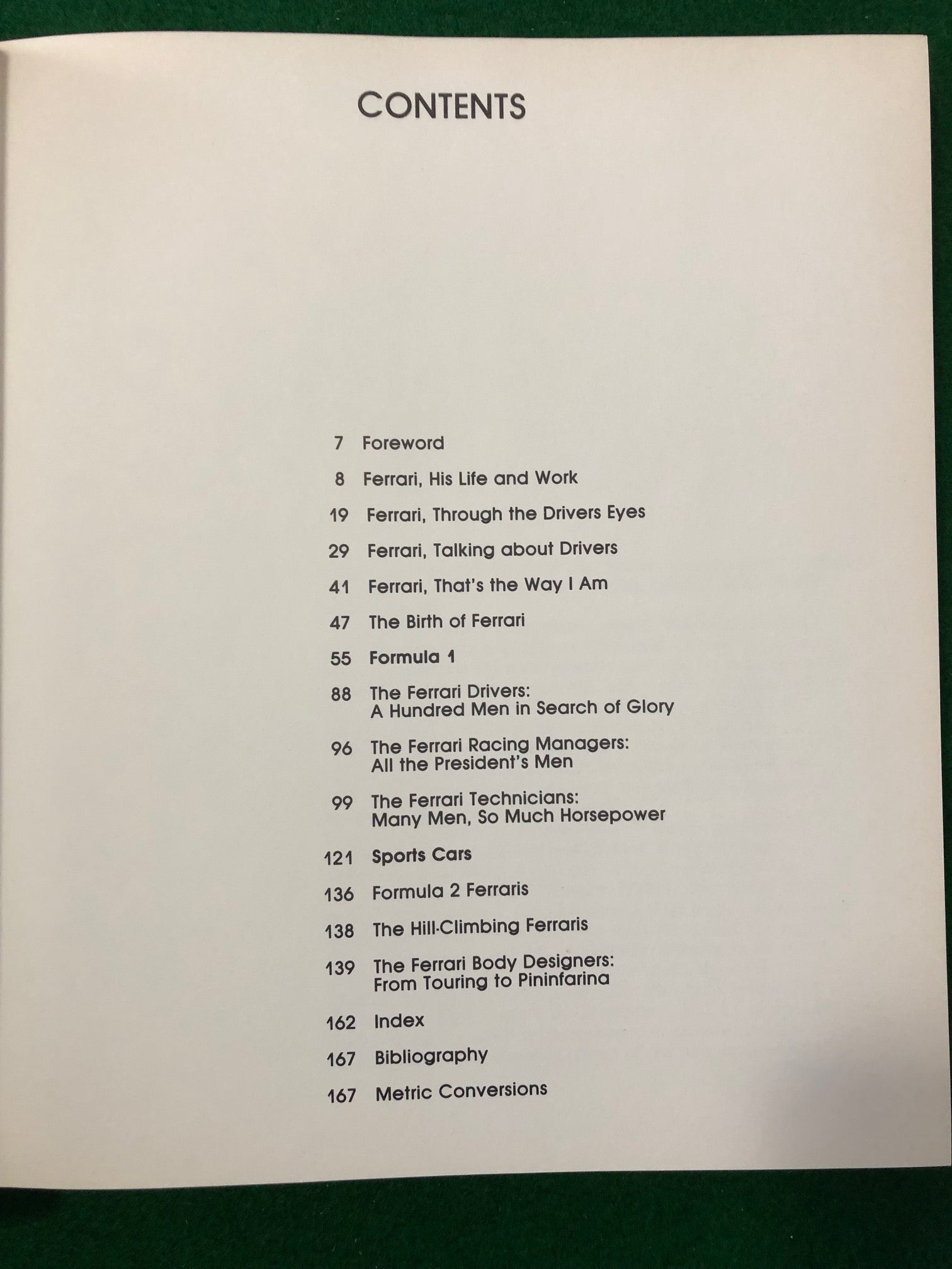 Enzo Ferrari, 50 Years of Motoring