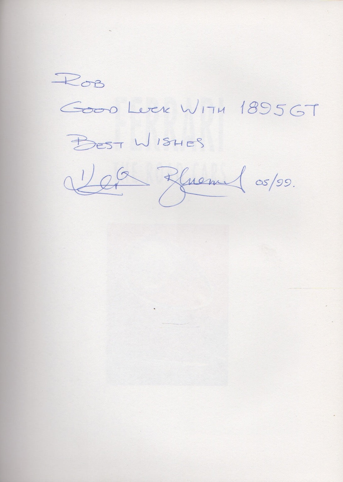 Ferrari - The Road Cars (1998)(K Bluemel)(Signed)
