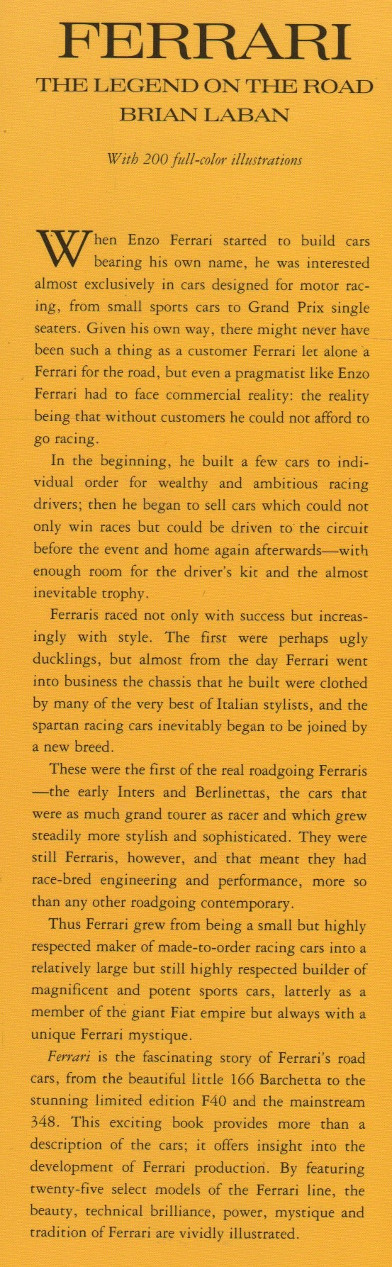 Ferrari - The Legend on the Road (B Laban)