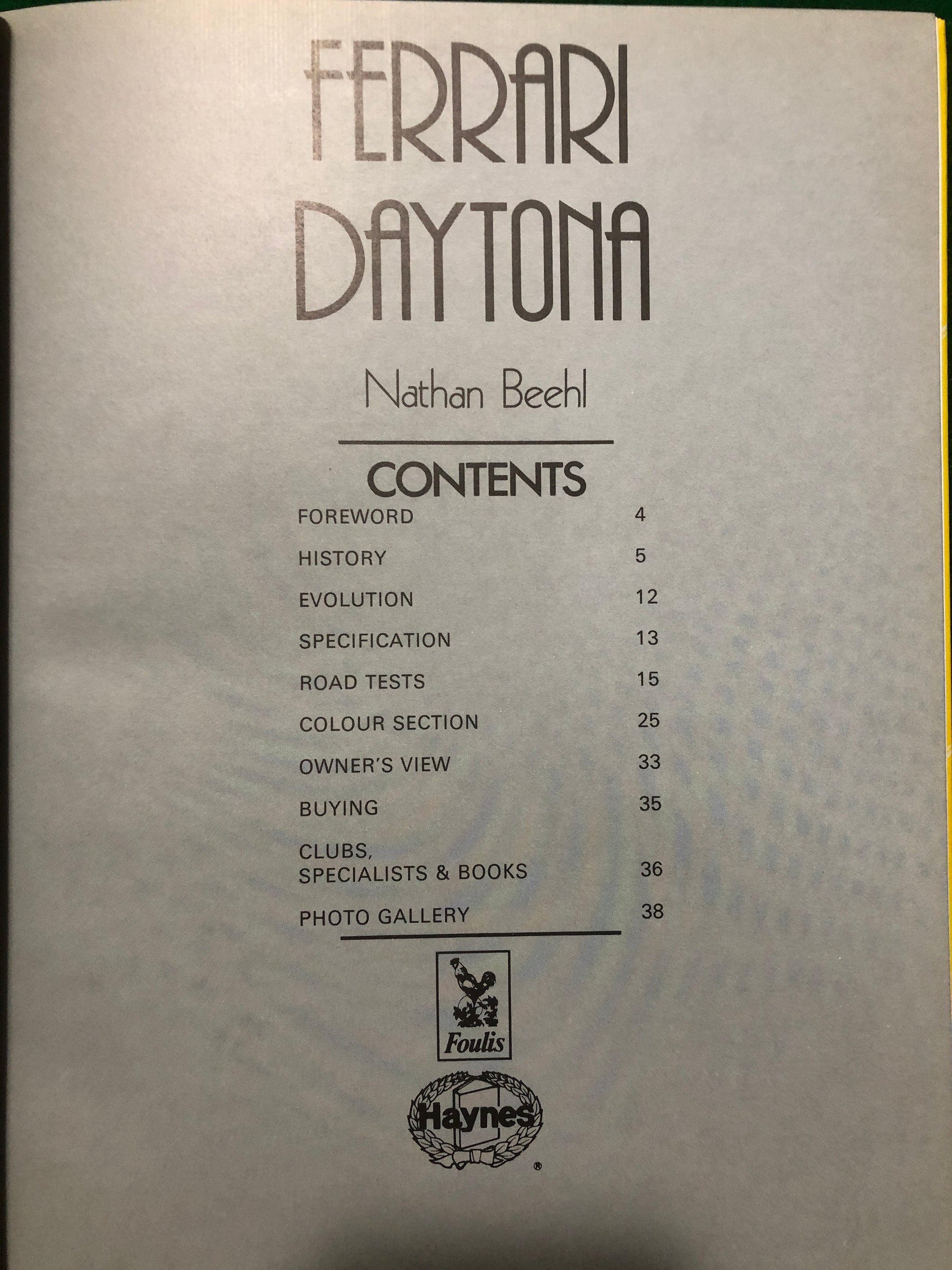 Ferrari Daytona super profile (Beehl)