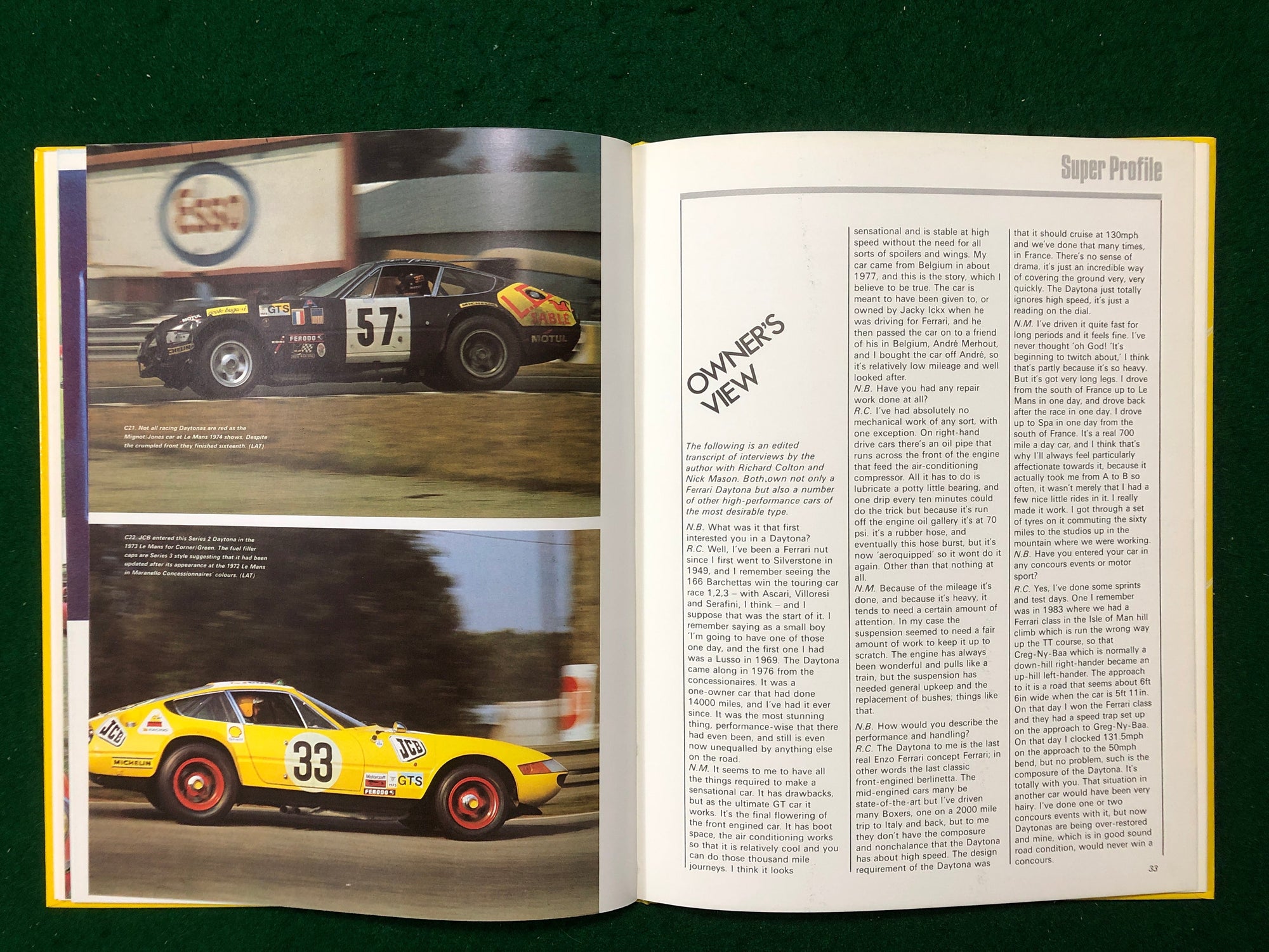 Ferrari Daytona super profile (Beehl)