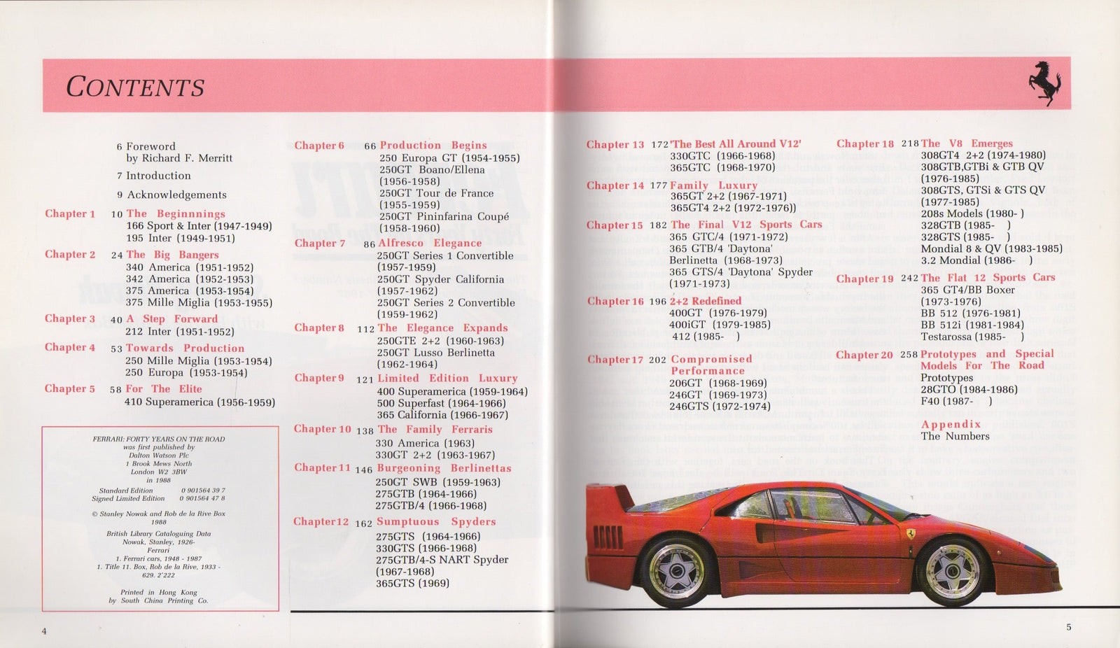 Ferrari Forty Years on the Road (S Nowak)