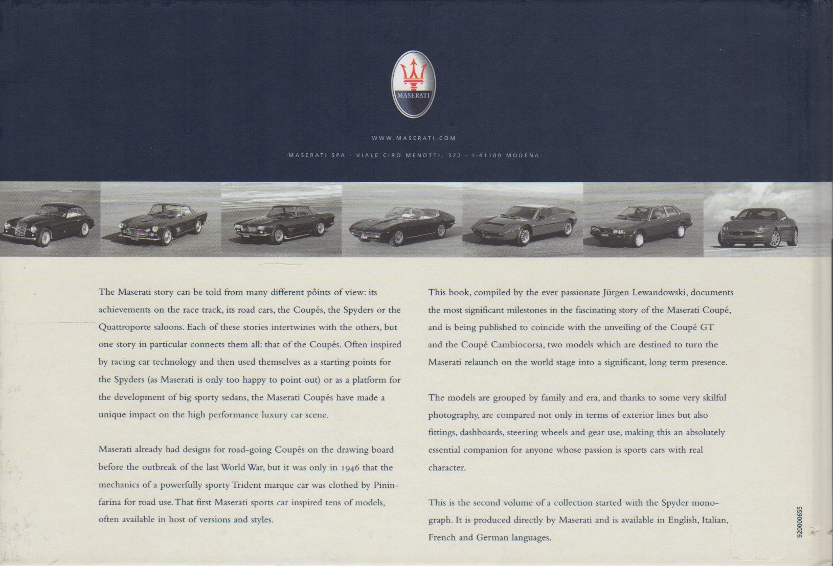 Maserati Coupe. The History (J Lewandowski)