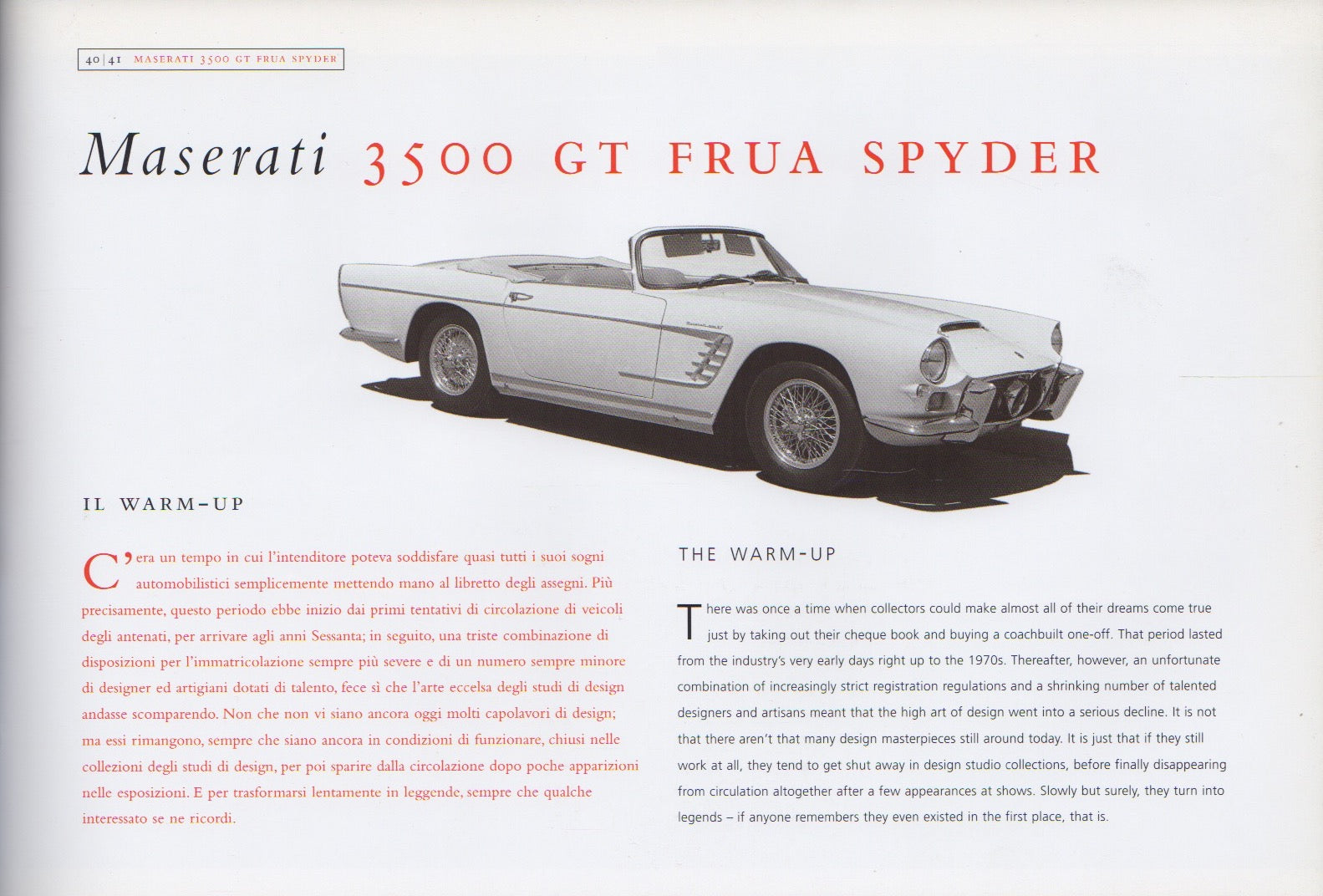 Maserati Spyder. La storia - The history (J Lewandowski)