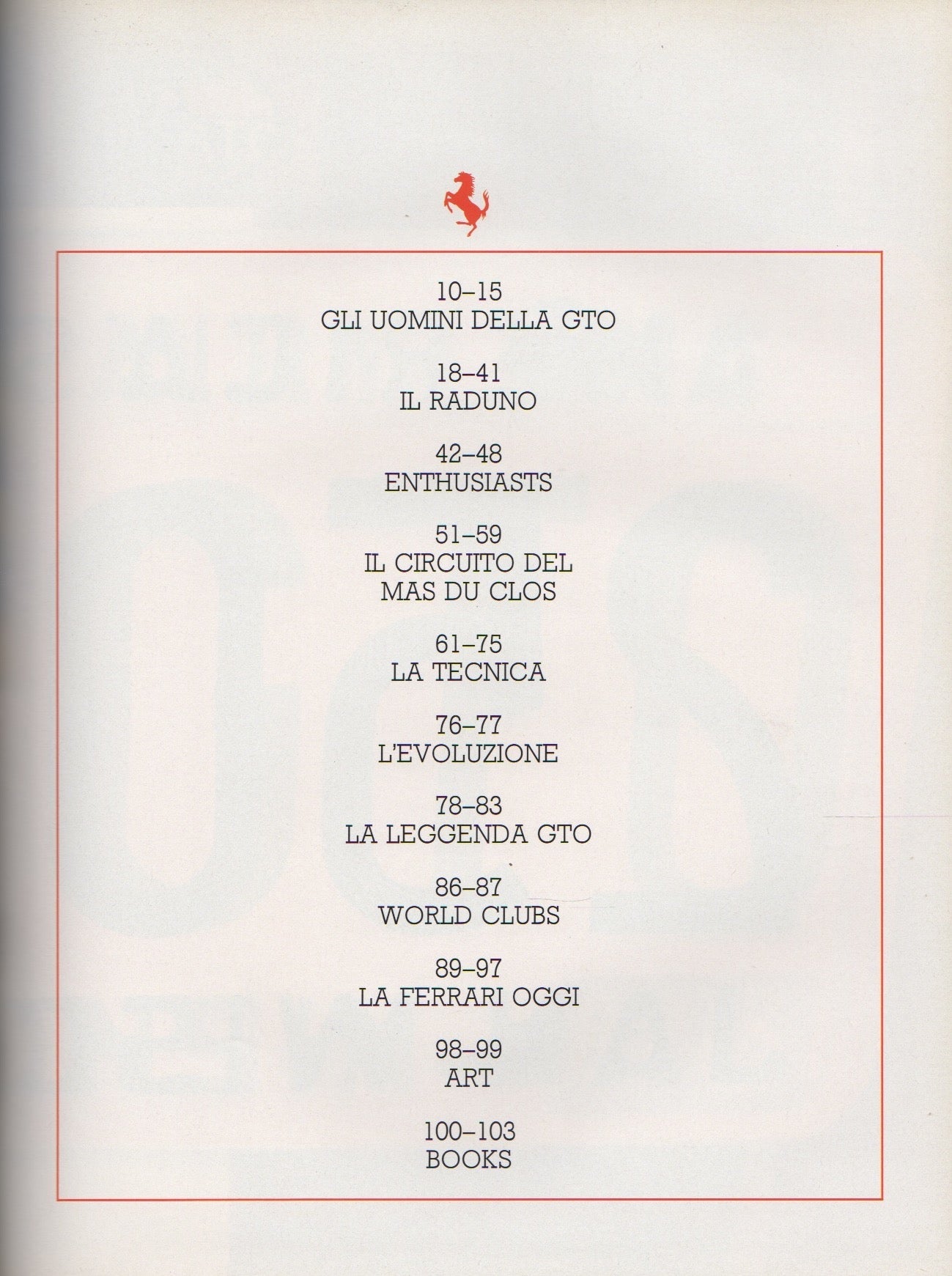 I Love GTO Ferrari (F Pasquero - F Varisco)