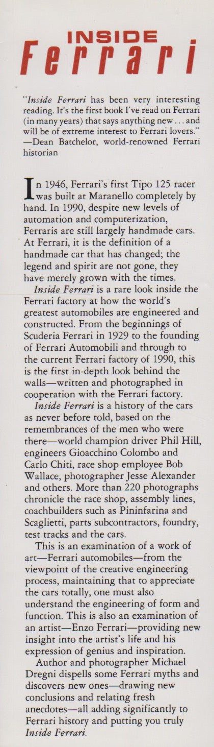 Inside Ferrari (M Dregni)