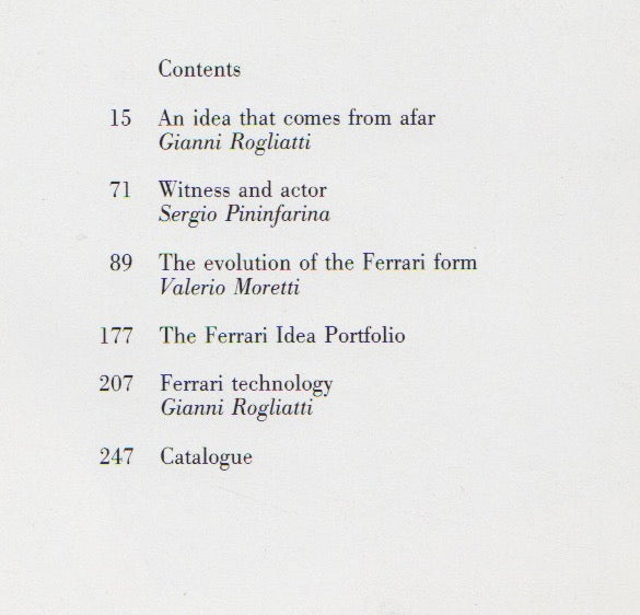 The Ferrari Idea (602/90)(Rogliatti, Pininfarina, Moretti)