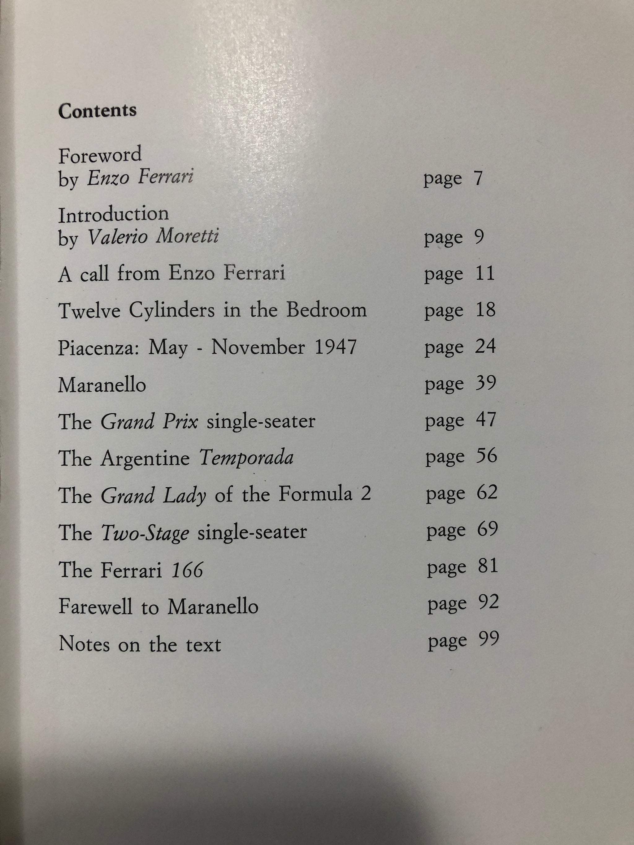 Origins of the Ferrari Legend (G Colombo)
