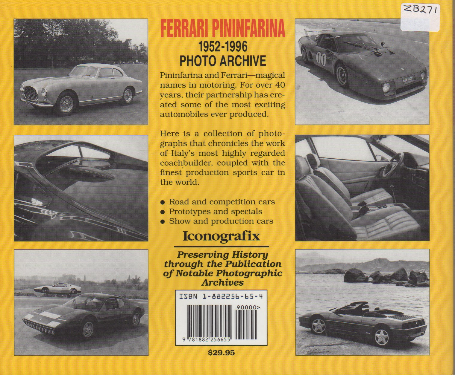 Ferrari Pininfarina 1952-1996 Photo Archive (WA Wyss)