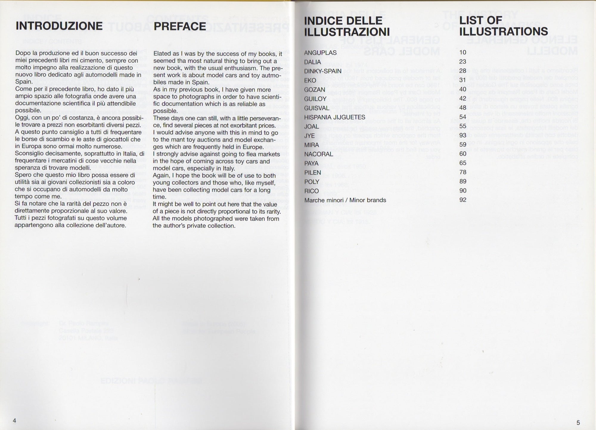 Model Cars Made in Spain (P Rampini)