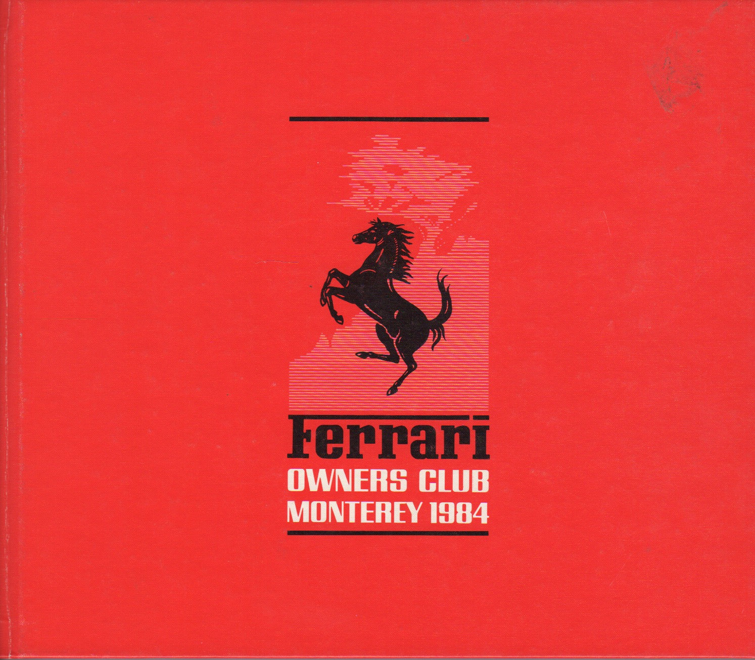 Ferrari Owners Club Monterey 1984