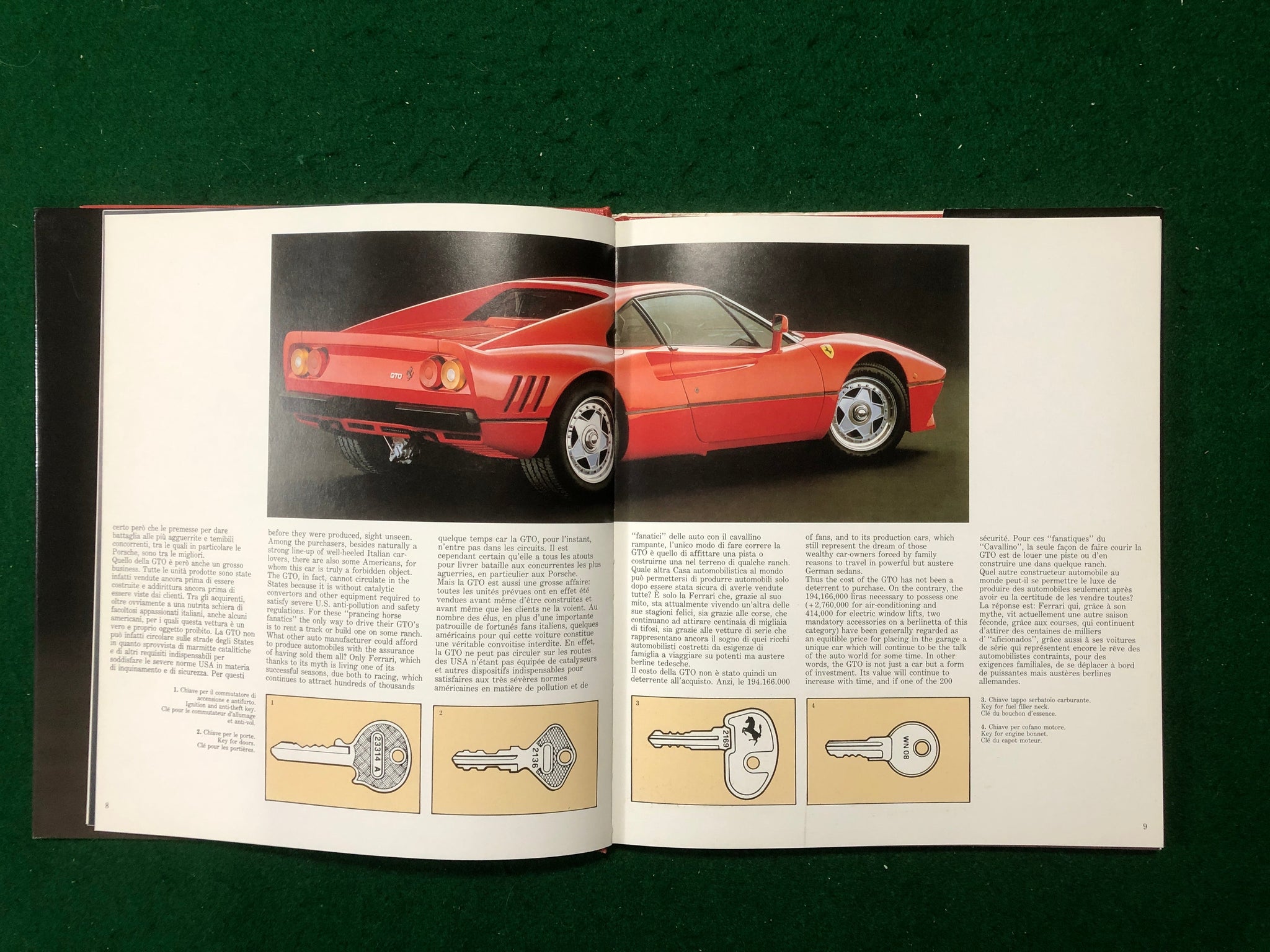 Ferrari GTO (P Murani - S Pasini - L Orsini)