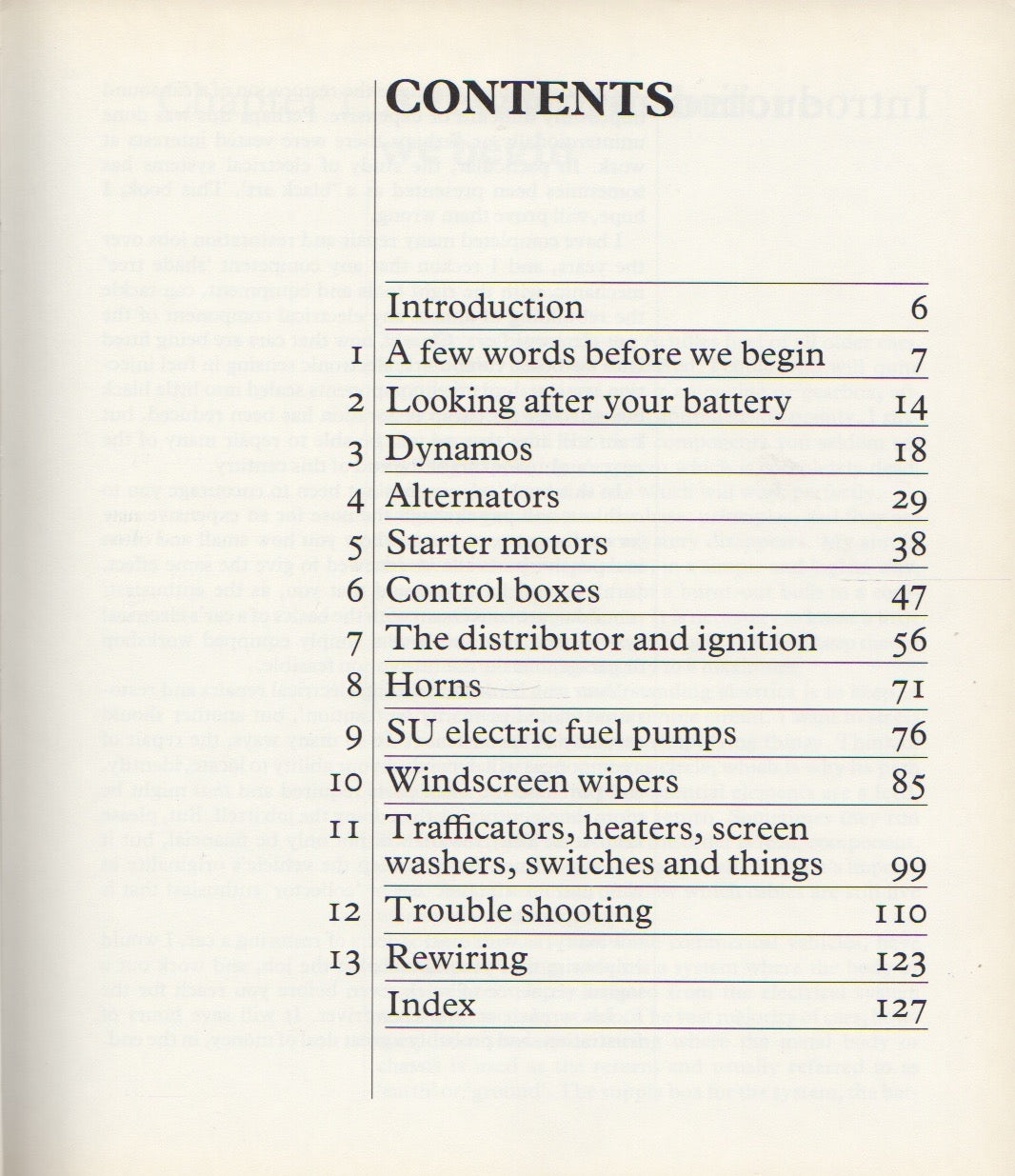How to Restore Electical & Ignition Systems (P Wallage)