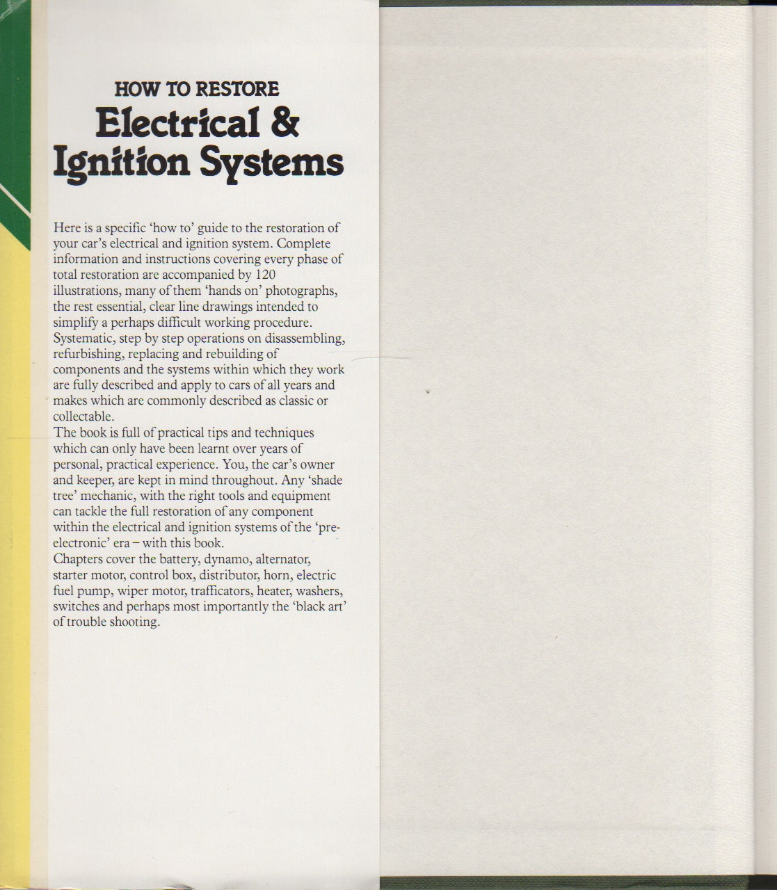 How to Restore Electical & Ignition Systems (P Wallage)