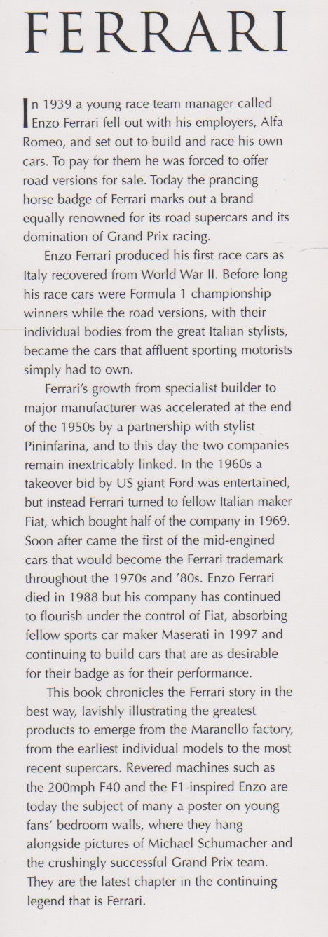Ferrari (A Charman)