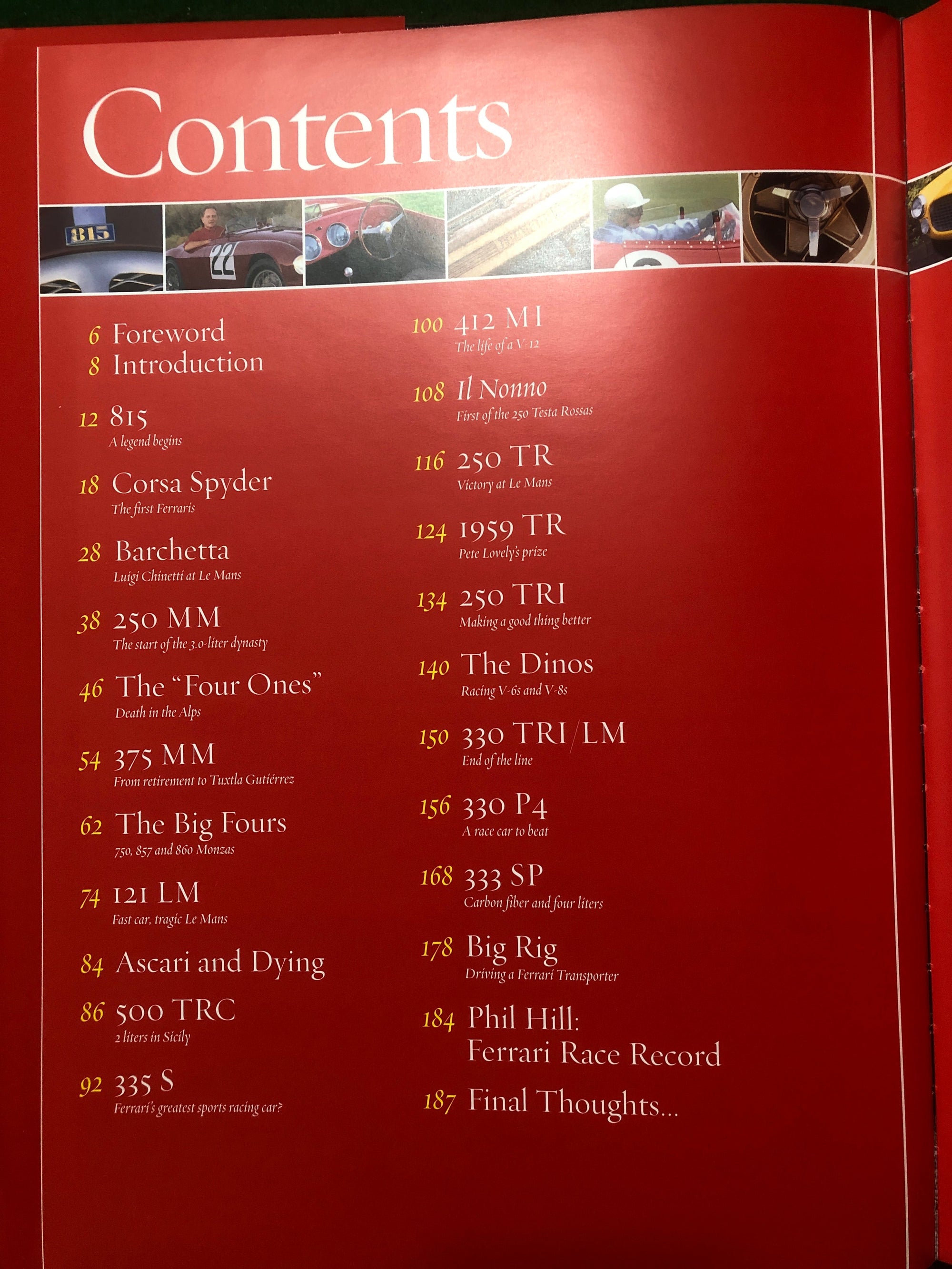 Ferrari A Champion's View by Phil Hill