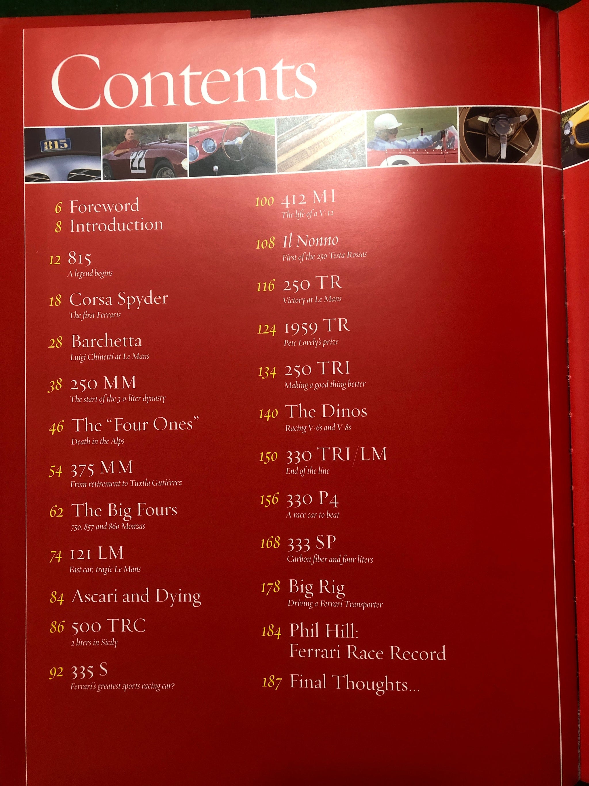 Ferrari A Champion's View by Phil Hill