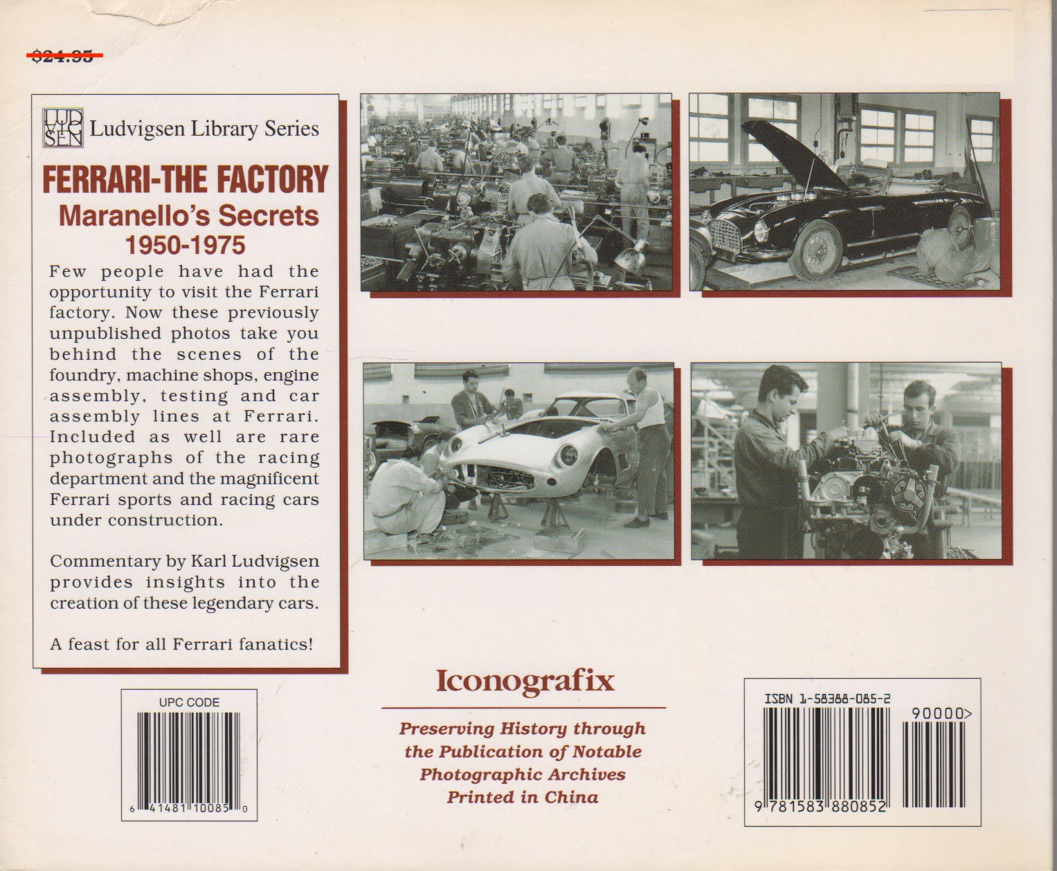 Ferrari the Factory - Maranello’s Secrets 1950-1975 (K Ludvigsen)