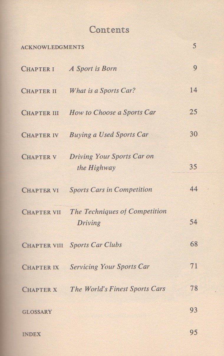 The Young Sportsman's Guide to Sports Car Racing (HB Janes)