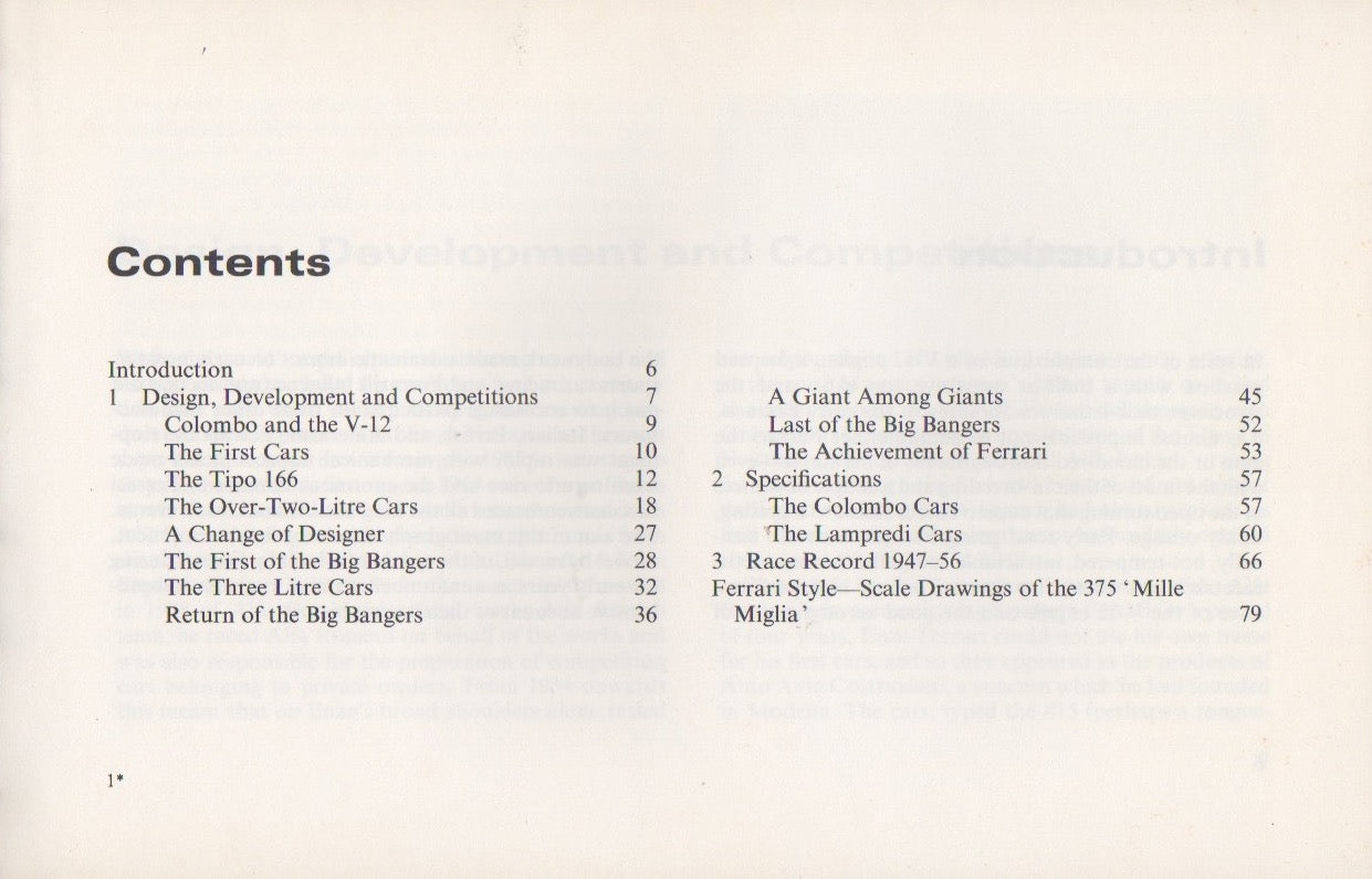 The Ferrari V-12 Sports Cars 1946-56 (A Pritchard)