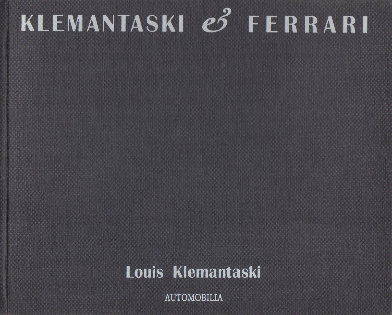 Klemantaski & Ferrari 2nd Ltd Numbered Ed (dmg)