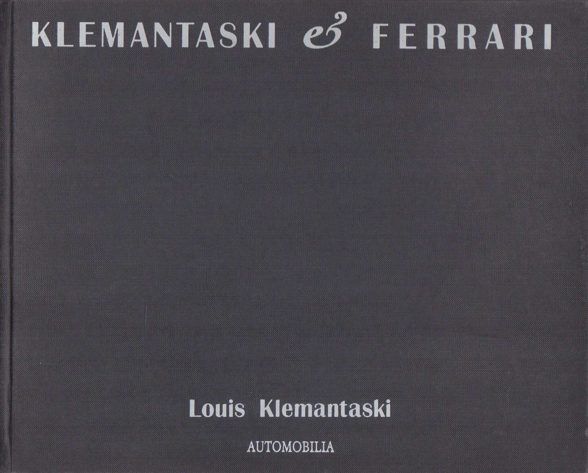 Klemantaski & Ferrari 2nd Ltd Numbered Ed (dmg)
